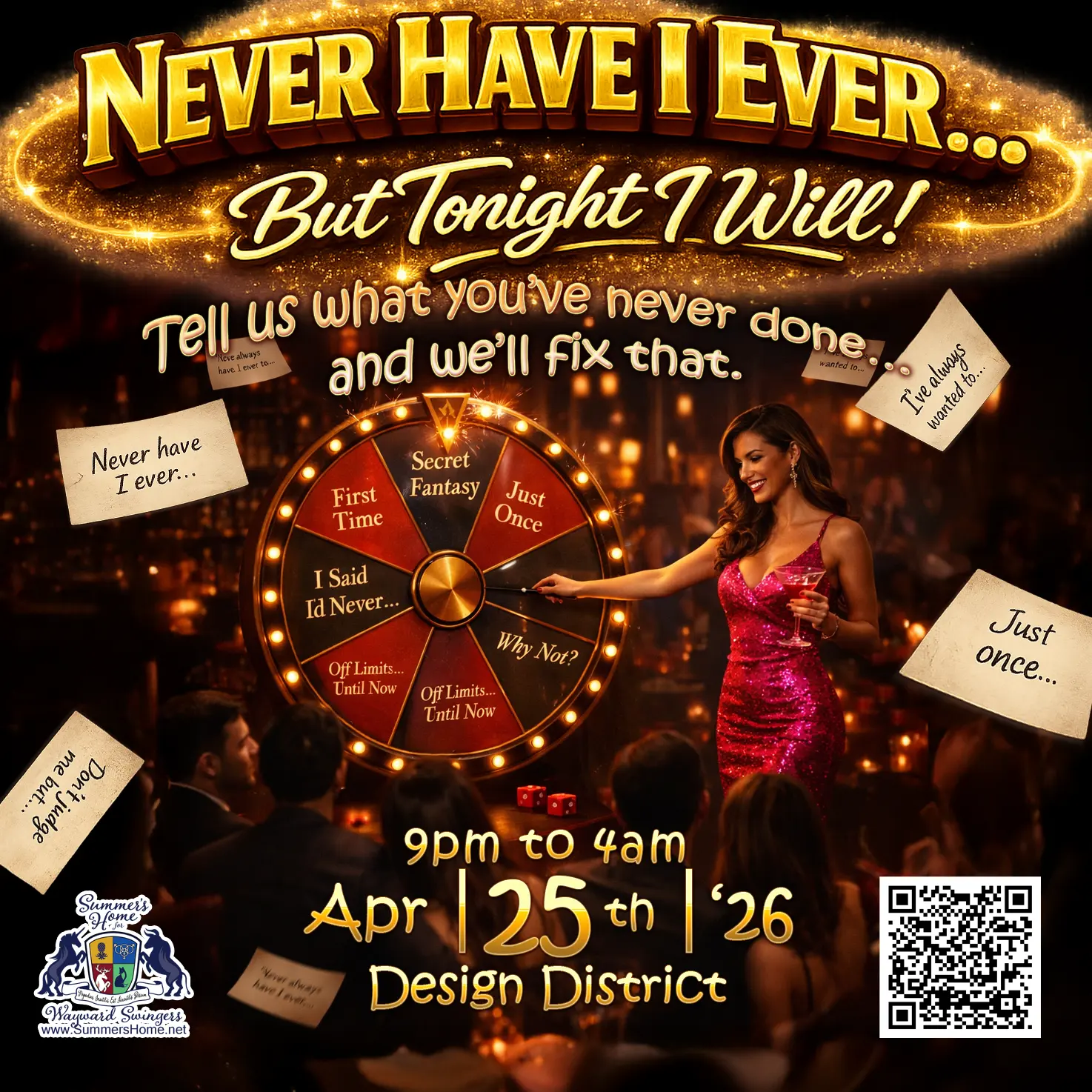 Never Have I Ever… But Tonight I Will